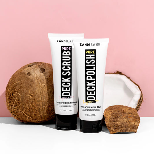 Deck Polish and Deck Scrub Pure set